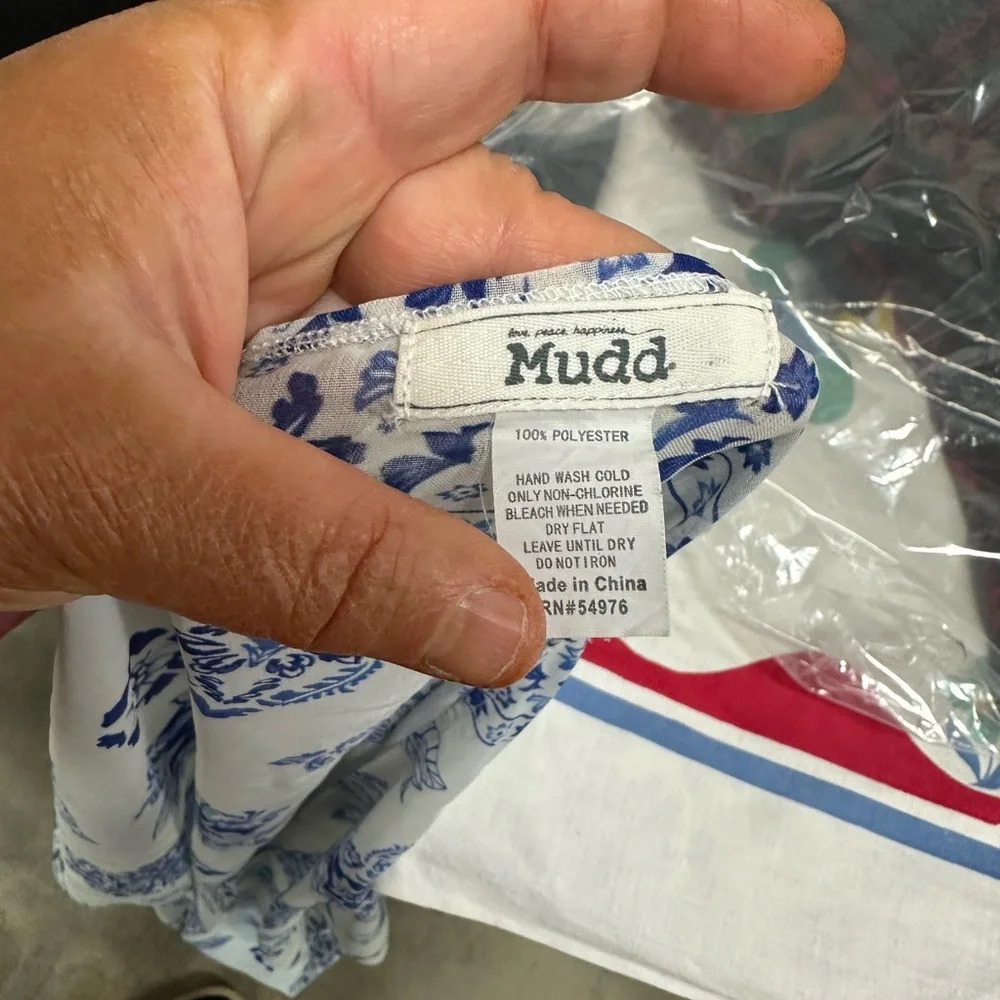 MUDD China Blue Sheer Kimono - Picture 2 of 3